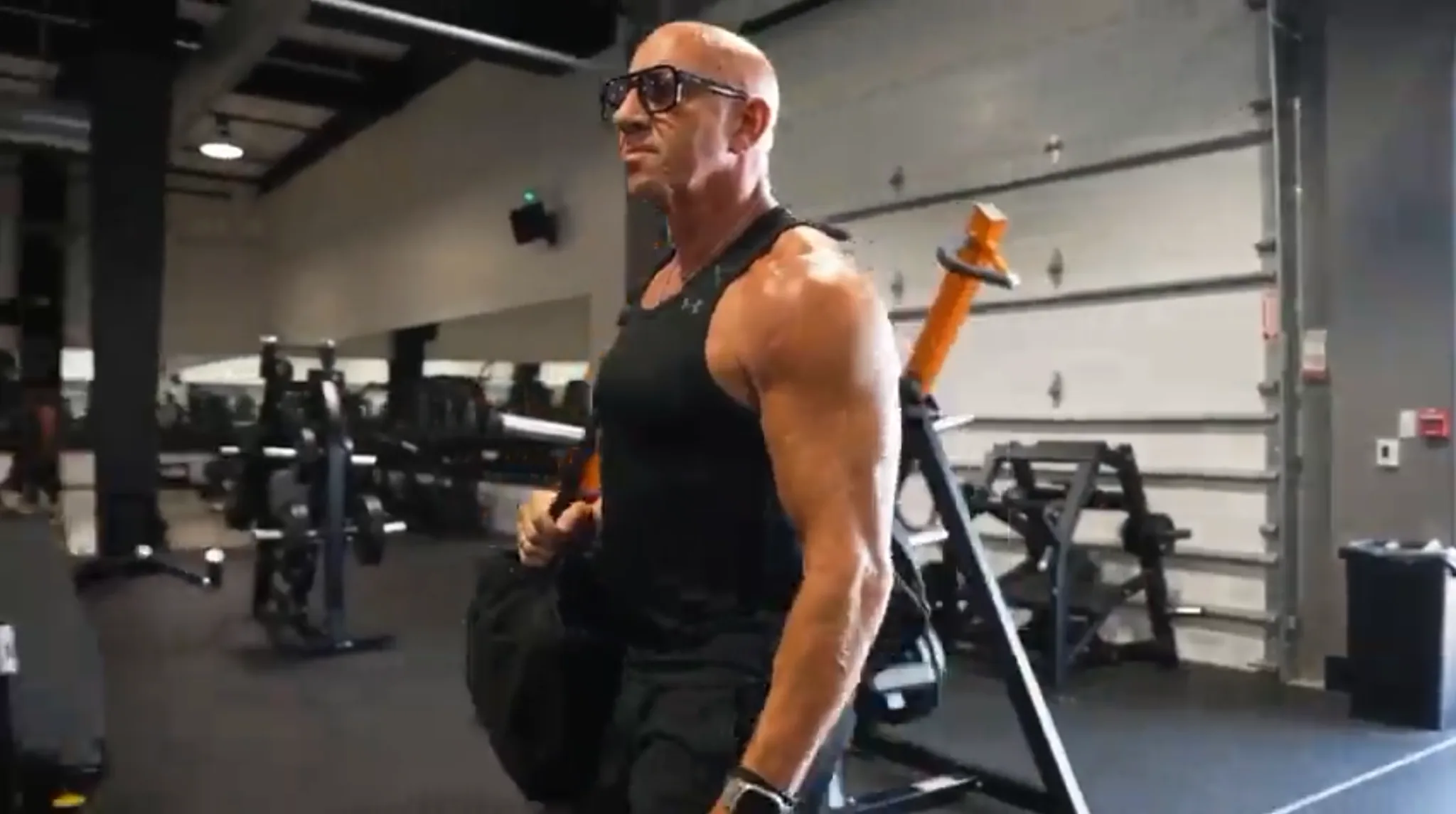 Kennet Båth på gymmet